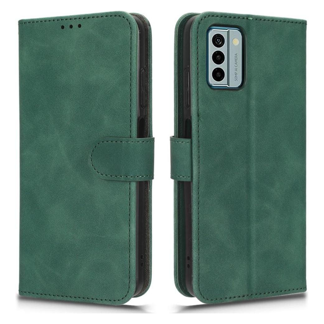 Cover-Discount Nokia G22 - Etui in Wildleder Optik grün (Nokia G22) (660135619C)