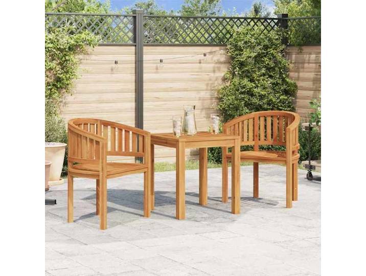 Chaise en Forme de Banane Chaise de Jardin Chaise de Patio Chaise d'Extérieur Chaise de Terrasse Arrière-Cour Bois de 48018