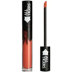 All Tigers, Lippenstift + Lipgloss, Liquid Lipstick matt vegan und natürlich (Pfirsich)