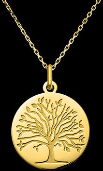 Edenly Lebensbaum-Medaille â€“ 18-karÃ¤tiges Gelbgold