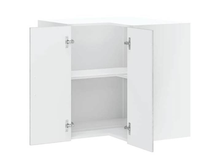 Printemps 2026 Soldes Armoire murale d'angle de cuisine Kalmar gris béton 5534727