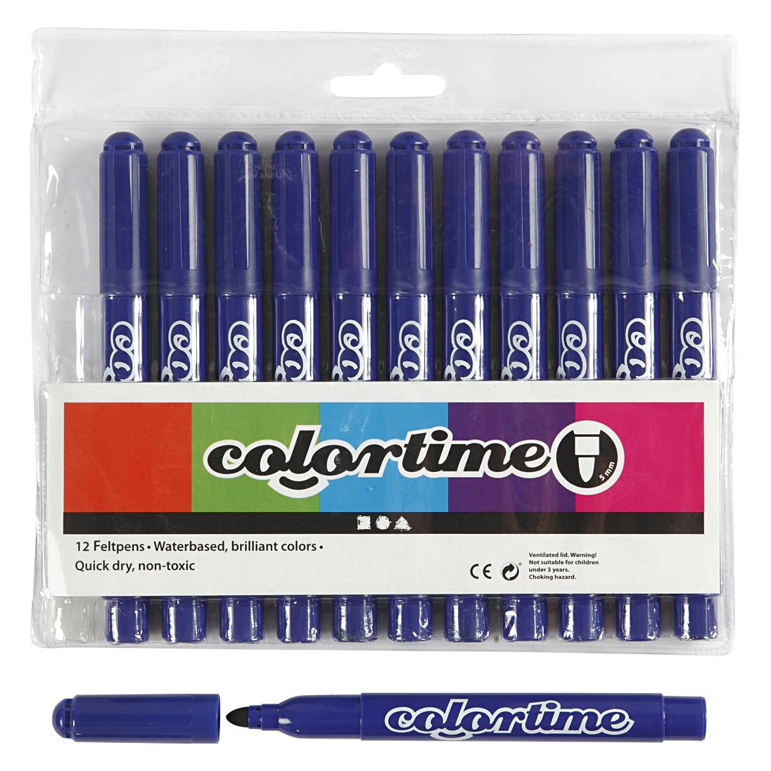 Creativ Company Donkerblauw Jumbo Stiften, 12st. (12x) (37355)