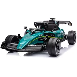 Chipolino Kinder Elektroauto Aston Martin Fernbedienung Federung LED-Lichter MP3 grün