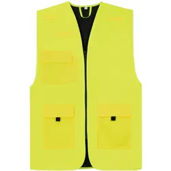 Korntex, Warnweste, Gefütterte Arbeitsweste (XXL)