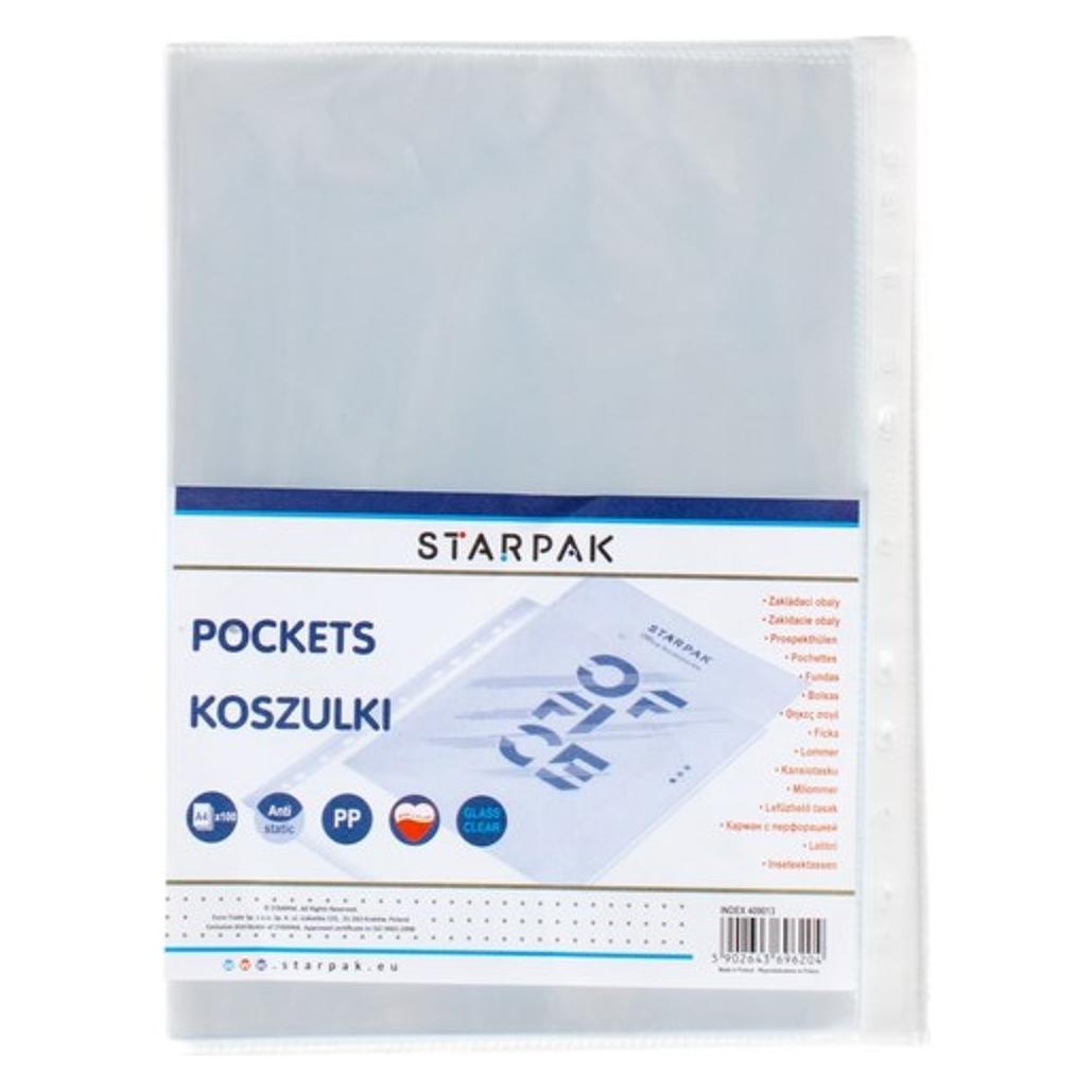 Starpak Obwoluta A4 PP krystaliczna op100 (A4, 100x) (409013)