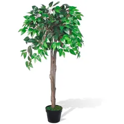 vidaXL Künstlicher Ficus mit Topf 110 cm