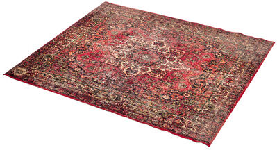 Drum N Base Club Drum Rug Red Rot