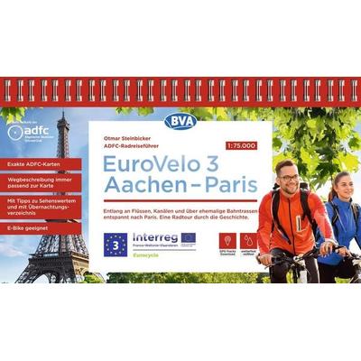 BVA ADFC Radreiseführer Eurovelo 3 Aachen - Paris, Sonstige von Otmar Steinbicker, KOMPASS Freytag & Berndt, 978-3-96990-035-2