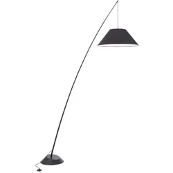 Stehleuchte Campanula Schwarz/Weiß max. 60 Watt