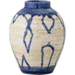 Avon Dekovase, 16 cm, blau-beige