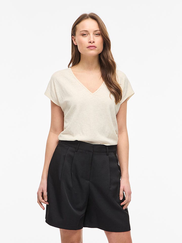 Vila Shirt in Creme - S