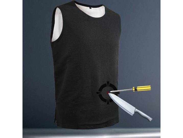 Gilet tactique dissimulable anti-coupure – Armure EDC ultra-fine, respirante et douce, anti-coupure, anti-cisaillement, confortable pour une utilisation toute la journée