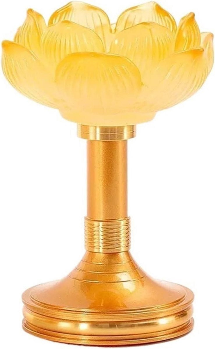 Kandelaar Lotus Decoratieve Kaarsenhouder Rood