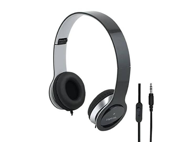 LogiLink Stereo High Quality koptelefoon zwart