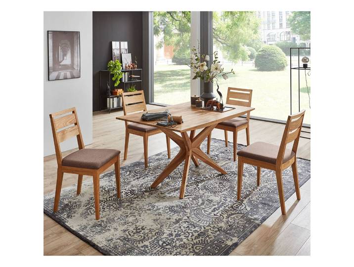 Essgruppe Elkton 5-teilig Braun/Braun