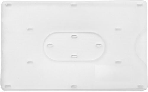 Porte-carte de crédit personnalisé Leonore plastique polypropylène (PP) blanc