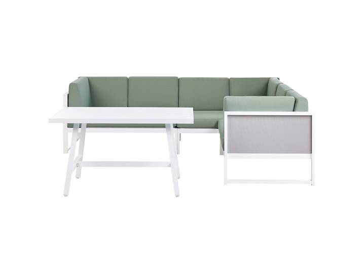 LOUNGE-SET Aluminium Grün Castella