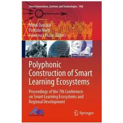 Polyphonic Construction of Smart Learning Ecosystems, Fachbücher von Mihai Dascalu, Patrizia Marti, Francesca Pozzi