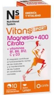 Ns Nutritional System Ns Vitans Sport Magnesium +400 Citrat 10