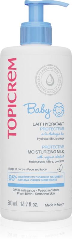 Topicrem BABY My 1st Ultra-Moisturizing Milk lait hydratant visage et corps pour peaux sèches et sensibles 500 ml
