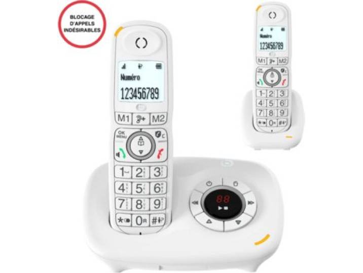 Essentielb - Téléphone Sans Fil Brio Duo Rép