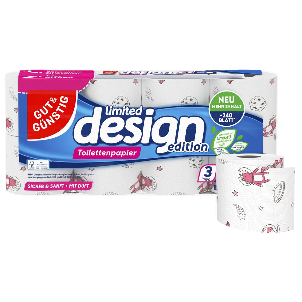 GUT&GÜNSTIG Toilettenpapier 3-lagig 5576540000