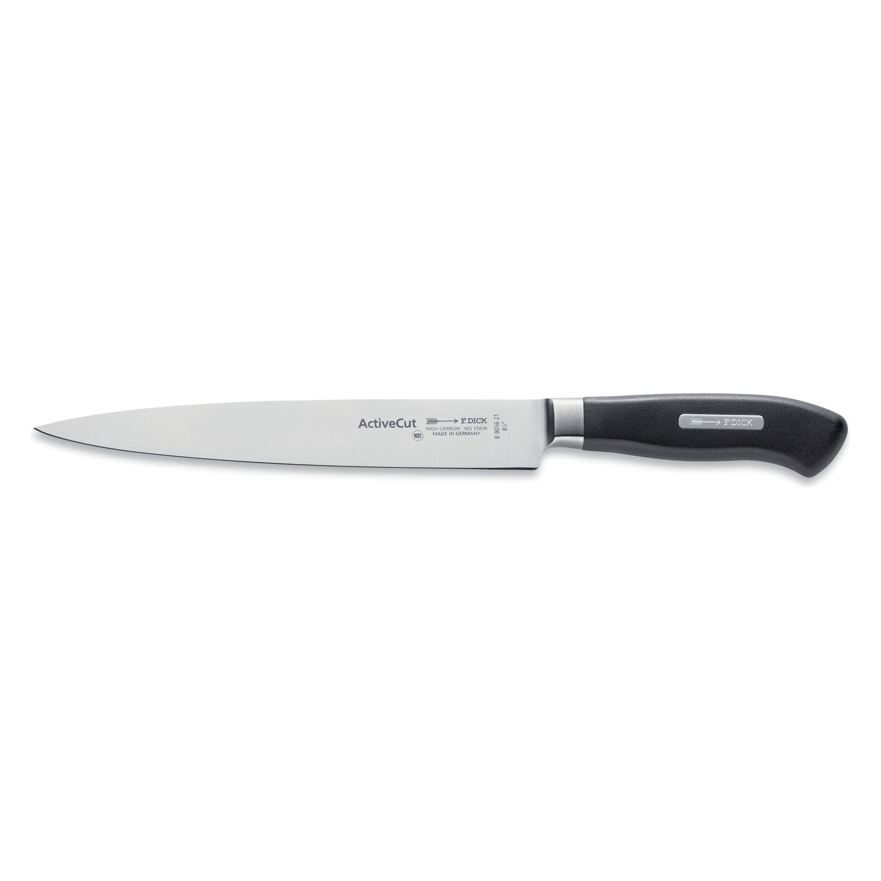 F. Dick ActiveCut Tranchiermesser Klingenlänge 21 cm Küchenmesser X30Cr13 Stahl (21 cm) (ActiveCut)