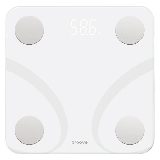Proove Smart Scale Balance Bluetooth white (180 kg) (SLBF00010002)