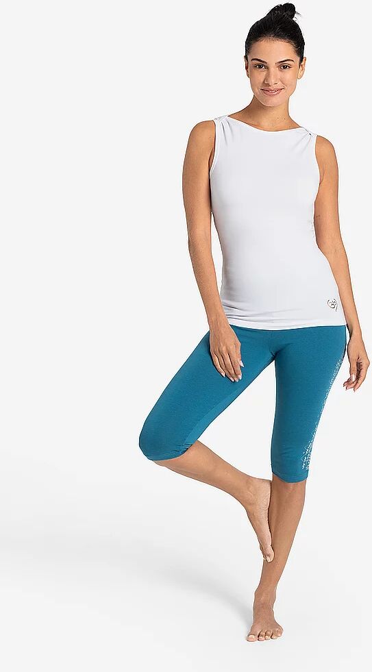 SPIRIT OF OM Damen Yogatank Bambus weiss   XS W