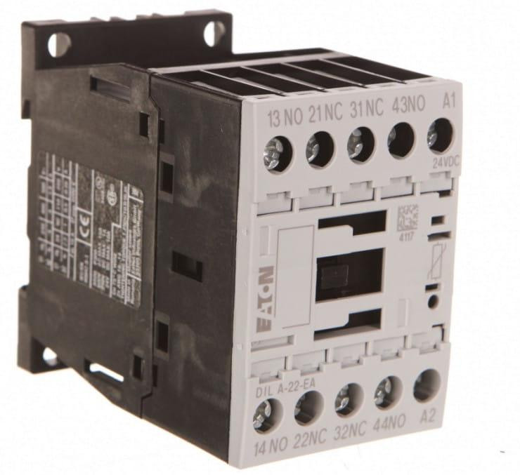 Eaton Noodschakelaar 4A 2NO 2NC 24V DC DILA-22-EA(24VDC) 189960
