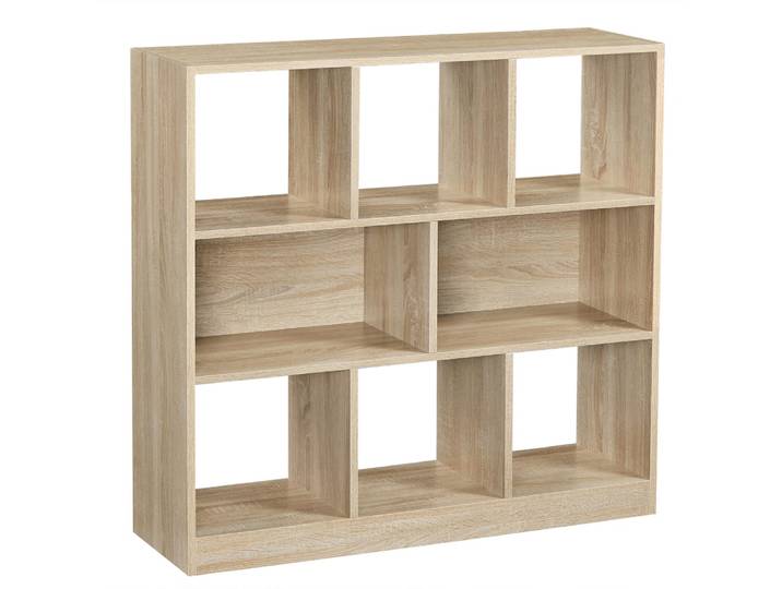 Bibliothèque de rangement cube avec 8 casiers 97.5 x 30 x 100.5 cm