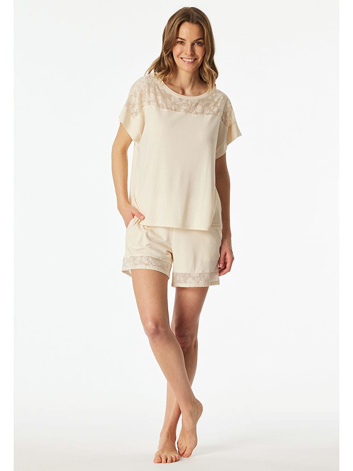 Schiesser Pyjama in Sand - 38
