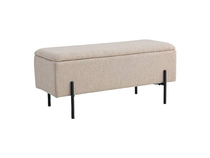 House Collection Bouclette Ylwa Aufbewahrungsbank, Beige