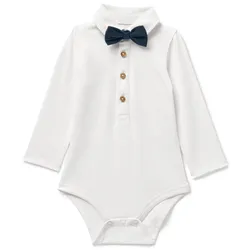 Tchibo - Baby Body mit Fliege - Baby - Gr. 98/104 - dunkelblau