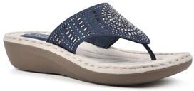 Women's Cienna Sandals by Cliffs in Navy Fabric (Size 10 M)