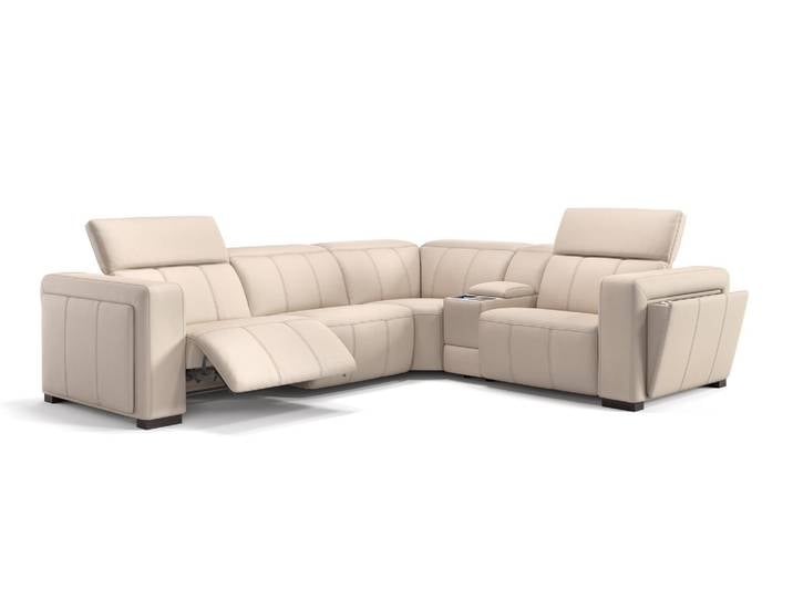Leder Ecksofa ANCONA Wohnlandschaft Eckgarnitur