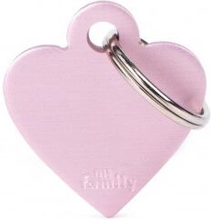 My Family Srl Small Heart Al Pink