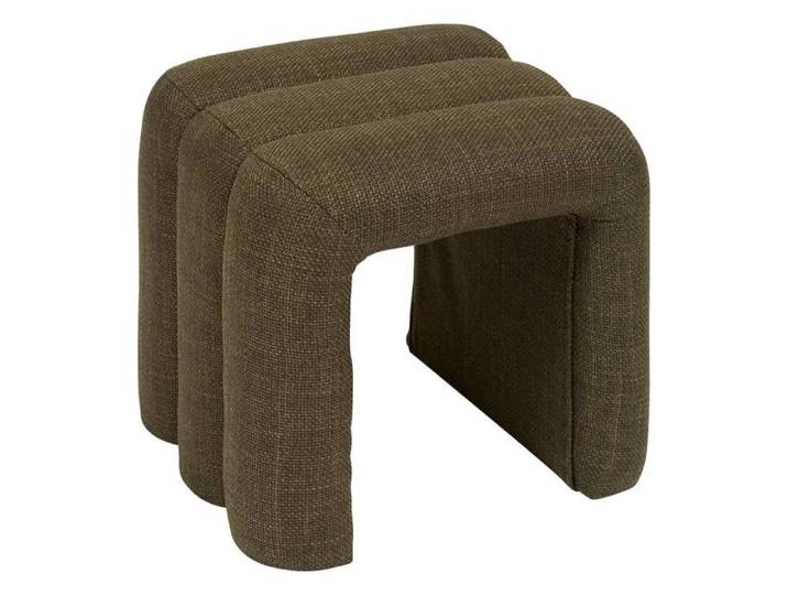 Pouf Sisco vert Kaki - Atmosphera Créateur d'intérieur