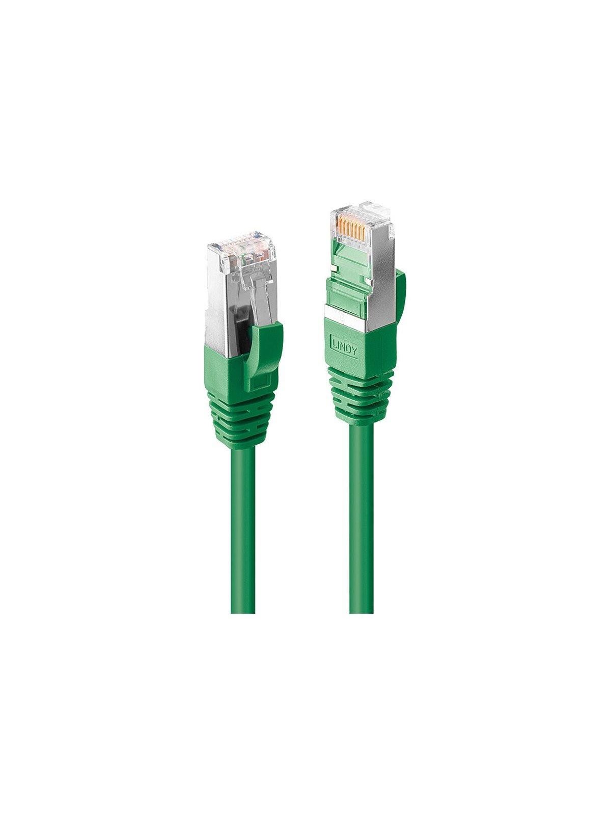 Lindy CAT6a S/FTP LS0H Snagless - 30cm - Grün - 0.3m