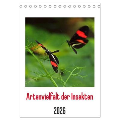 Artenvielfalt der Insekten (Tischkalender 2026 DIN A5 hoch), CALVENDO Monatskalender
