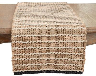 Saro Lifestyle "Rope Knotwork Design Table Runner - 16""x72"""