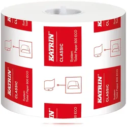 36x KATRIN System Toilettenpapier 800 Blatt ECO 2-lagig, 92 Meter (103424)