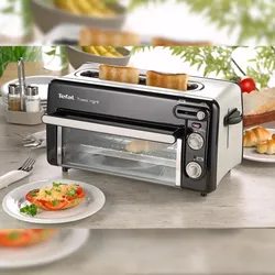 Toaster/Miniofen TOAST N'GRILL von Tefal. Langschlitztoaster u. Miniofen zum