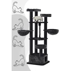 Nobby Kratzbaum MUSAN (Höhe 203 cm), Nobby: Schwarz/Grau