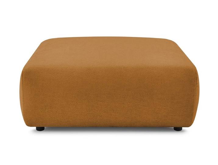 Hocker BOBOCHIC LUCIEN 108x108x46cm stoff gelb