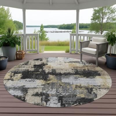 Addison Rugs Machine Washable Indoor/ Outdoor Modern Orland Chantille Rug