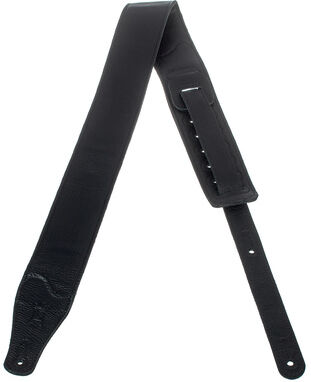 Levys "Garment Leather Strap 2,5" BK" Schwarz