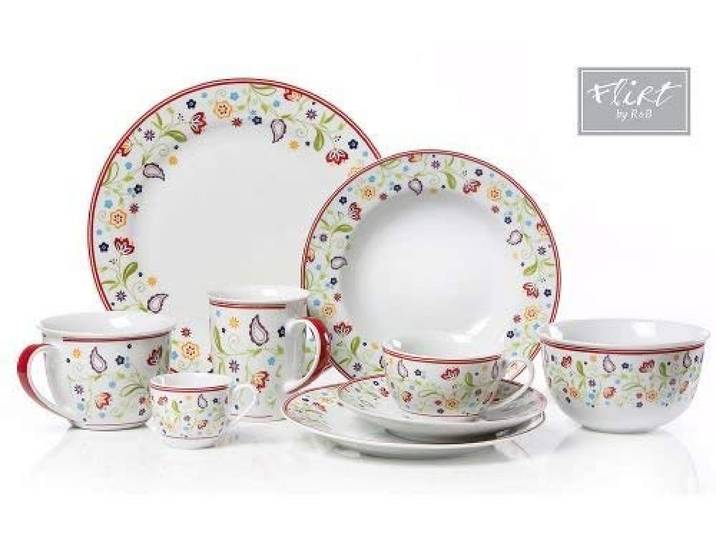 Flirt By R&B Geschirr-Serie Doppio Shanti Größe 6er Set Müslischale Doppio Shanti