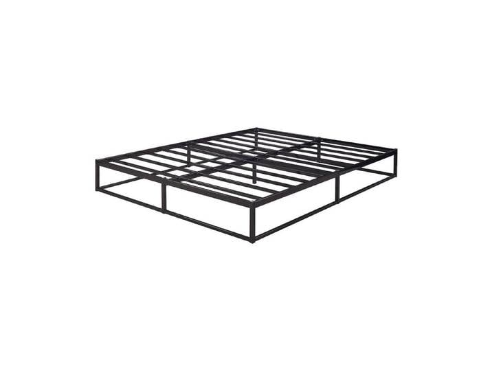 en.casa Metallbett, »Trerunta« Bettgestell 180 x 200 cm Stahl Schwarz