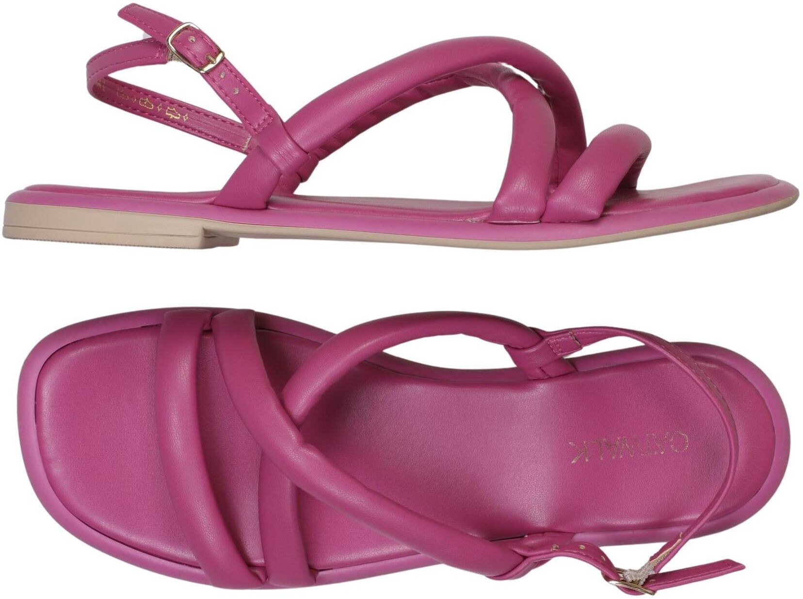 Catwalk Damen Sandalen, Pink, Gr. EU 40, Kunstleder - Second Hand